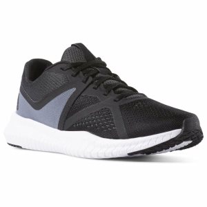 Reebok Flexagon Fit Trainingsschuhe Damen - Schwarz/Weiß/Grau - DE 087-DLN